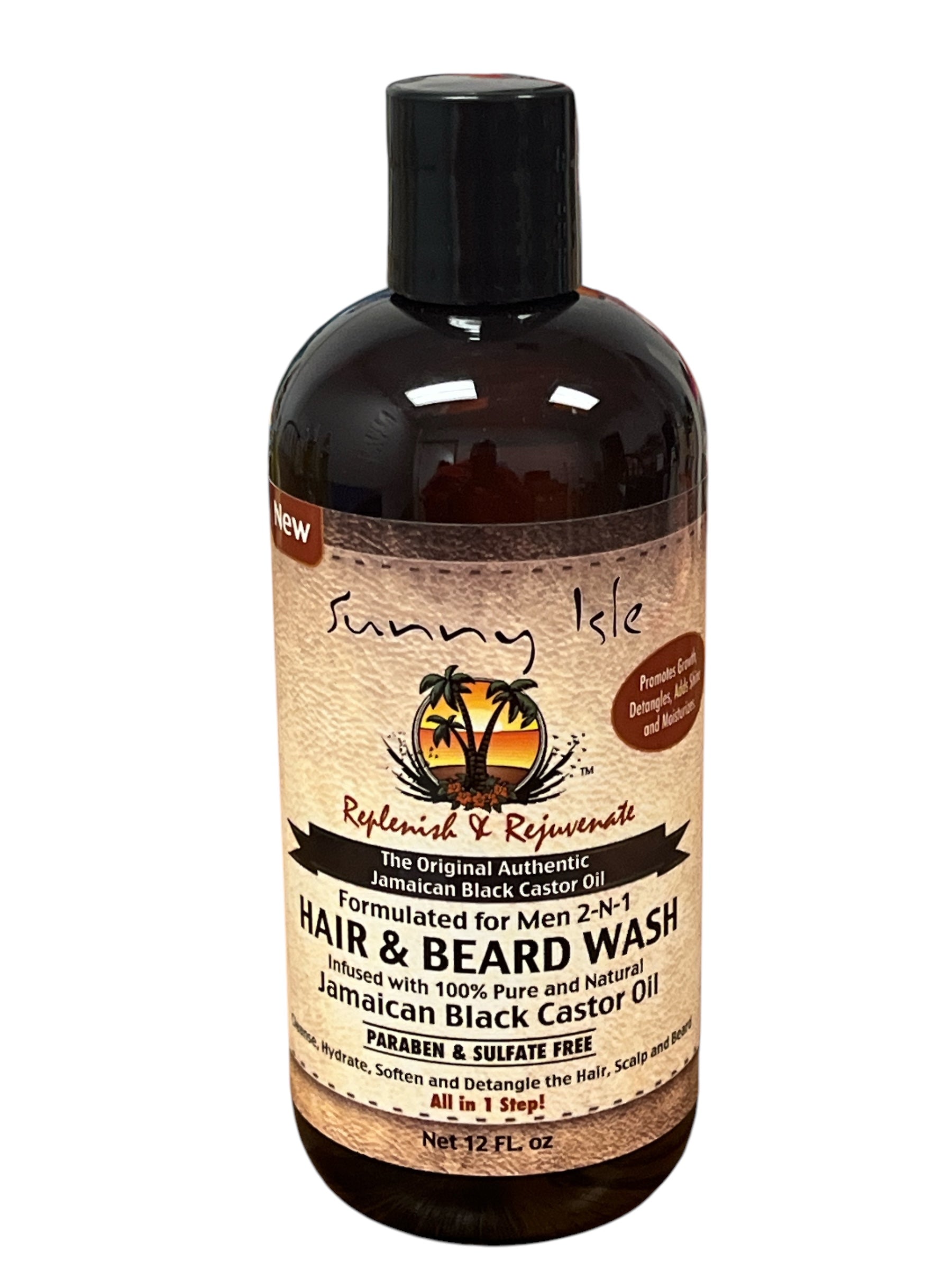 SUNNY ISLE JAMAICAN BLACK CASTOR OIL HAIR BEARD WASH